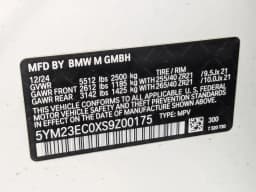 BMW X4 M Base (A8) Sports Activity Coupe 2025 — side view
