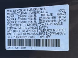 Honda CR-V Hybrid Sport-L AWD 2027 — side view