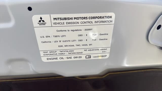 Mitsubishi Outlander Sport Ralliart 2.0 AWC 2026 — side view