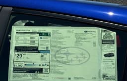 Subaru Impreza Sport AWD 2026 — side view