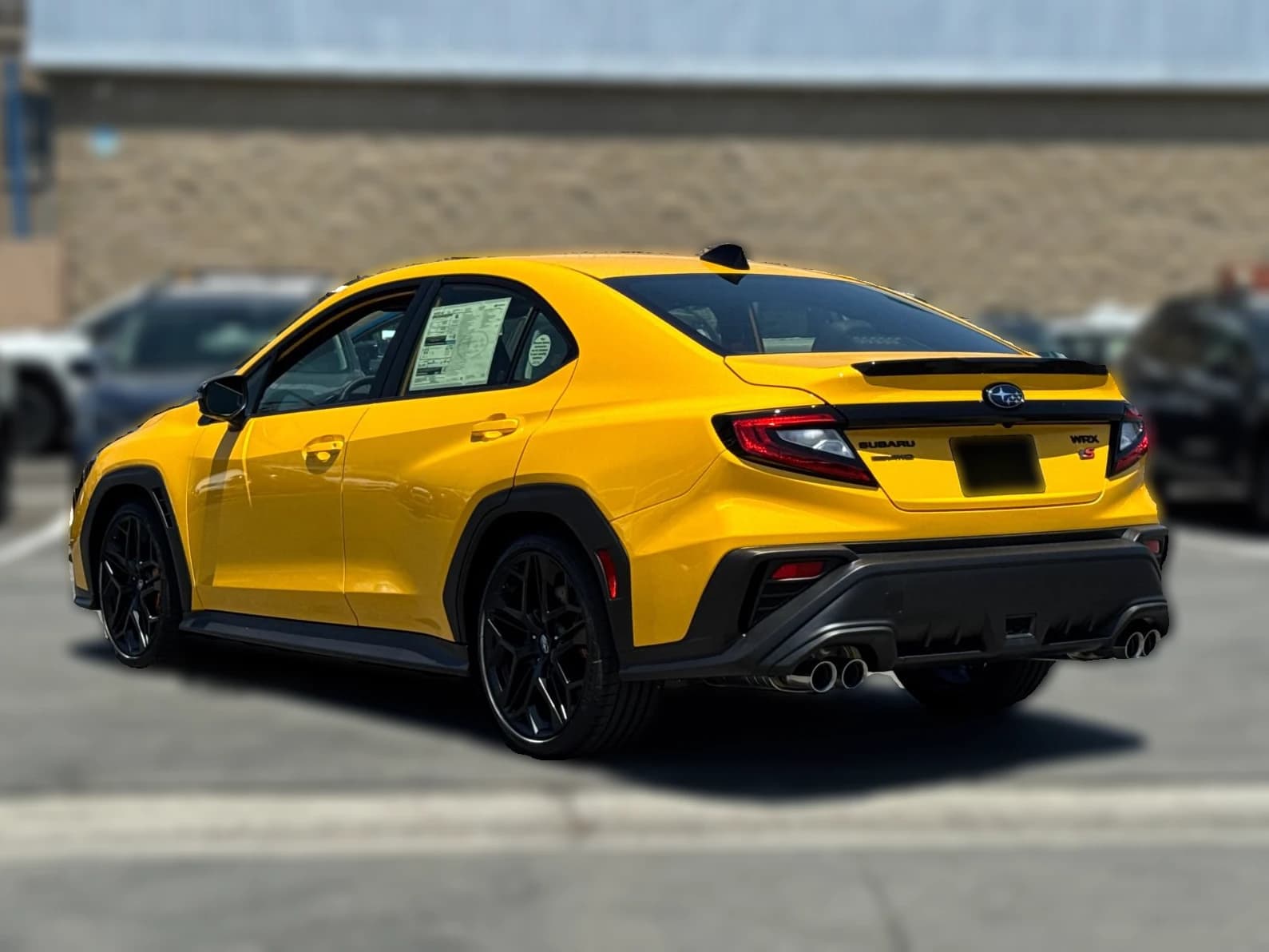 Subaru WRX Series.Yellow Manual 2026 — side view