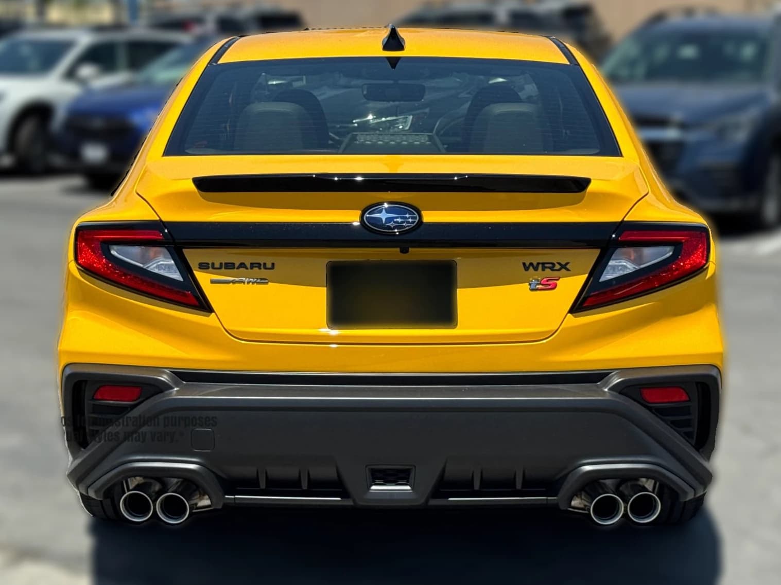 Subaru WRX Series.Yellow Manual 2026 — side view