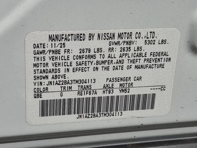 Nissan LEAF S+ FWD 2026 — side view