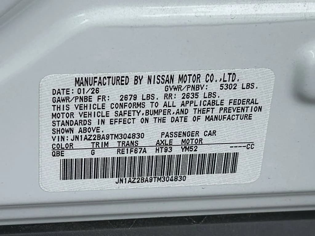Nissan LEAF S+ FWD 2026 — side view