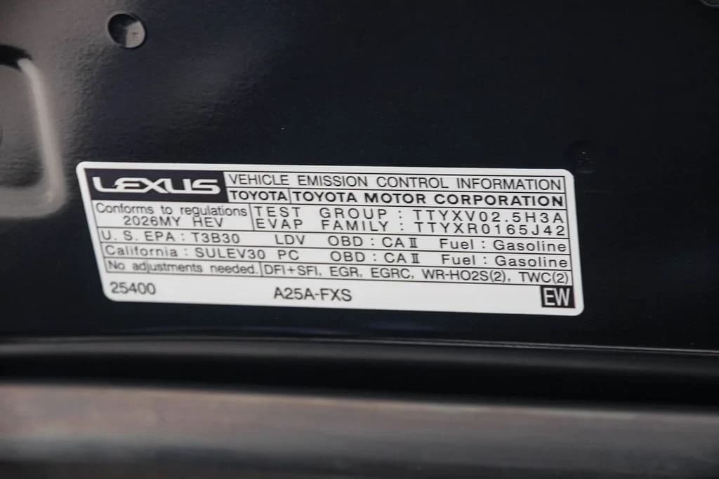 Lexus ES ES 350h Premium FWD 2026 — side view