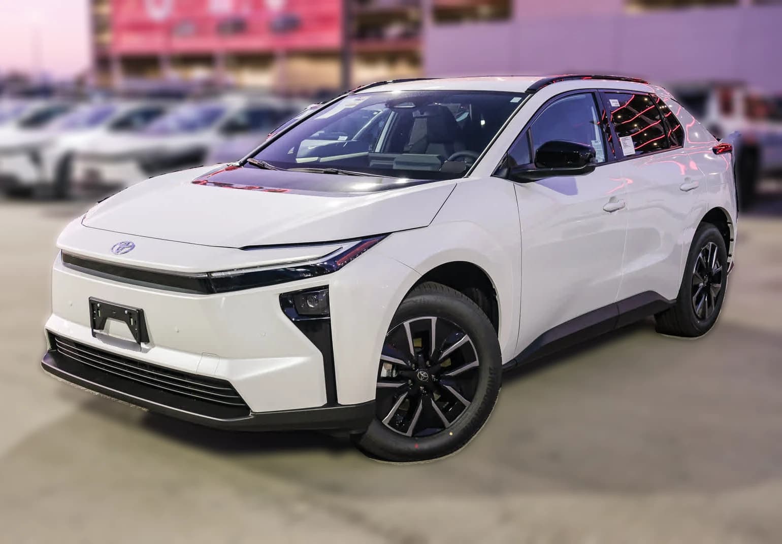 Toyota bZ XLE Plus FWD (Natl) 2026 — side view