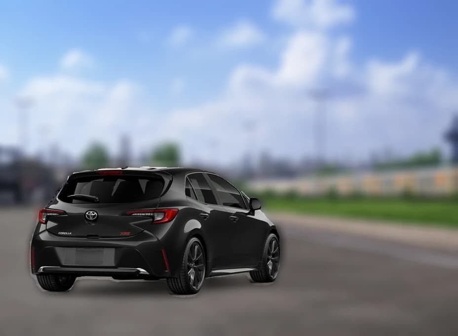 Toyota Corolla Hatchback XSE CVT (Natl) 2027 — side view