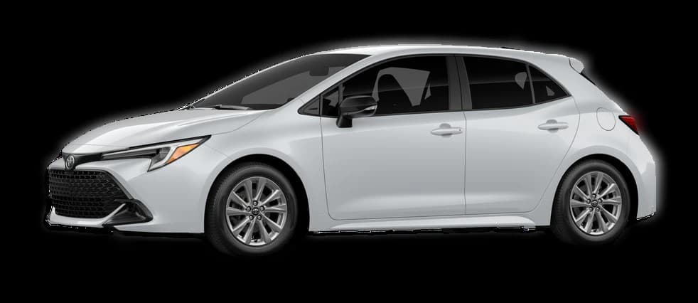 Toyota Corolla Hatchback SE CVT (Natl) 2027 — side view