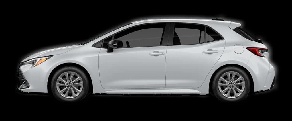 Toyota Corolla Hatchback SE CVT (Natl) 2027 — side view