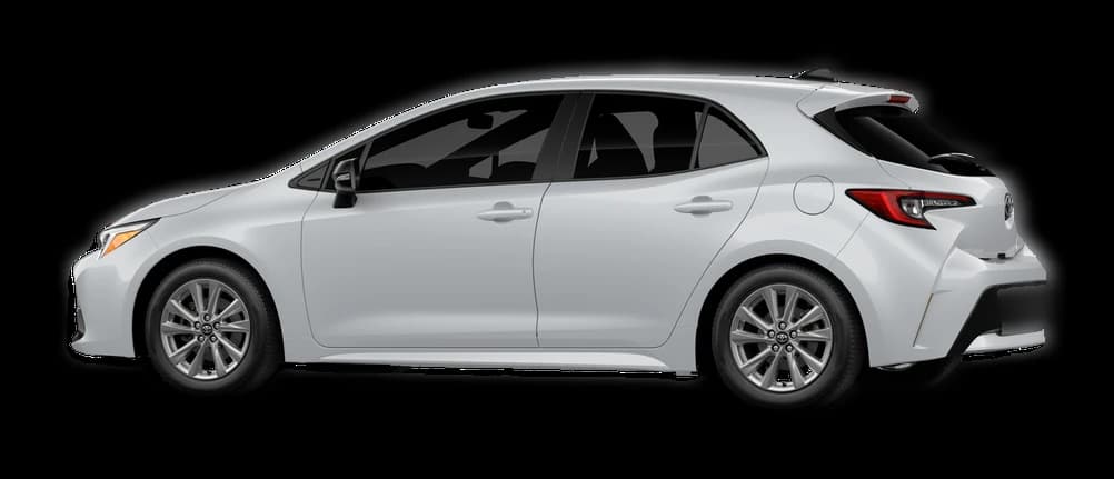Toyota Corolla Hatchback SE CVT (Natl) 2027 — side view