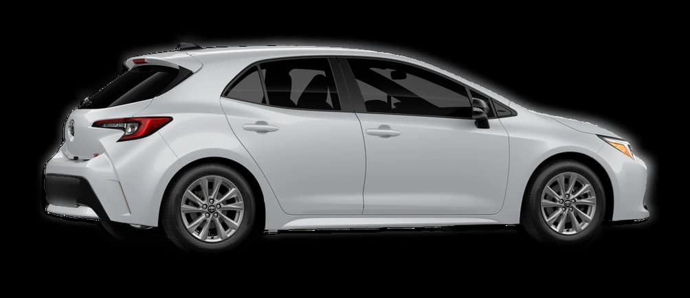 Toyota Corolla Hatchback SE CVT (Natl) 2027 — side view