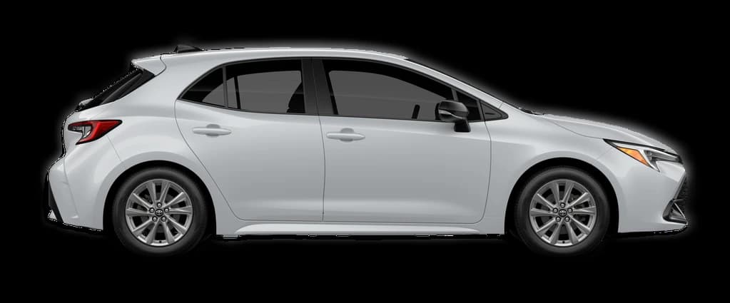 Toyota Corolla Hatchback SE CVT (Natl) 2027 — side view