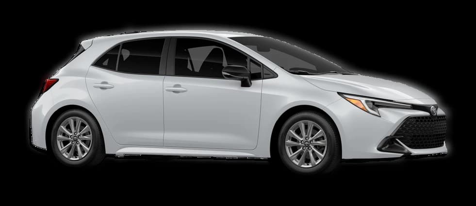 Toyota Corolla Hatchback SE CVT (Natl) 2027 — side view