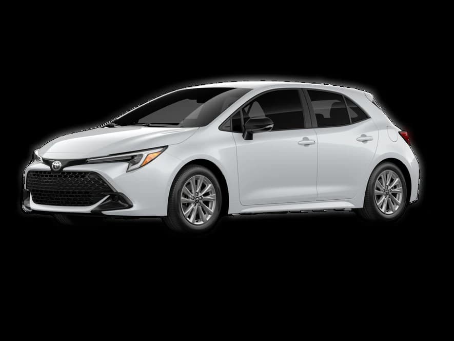 Toyota Corolla Hatchback SE CVT (Natl) 2027 — side view