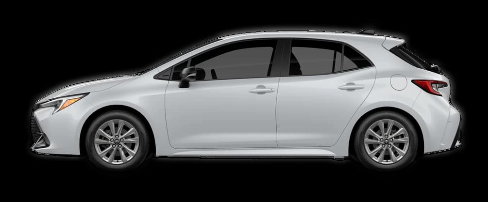 Toyota Corolla Hatchback SE CVT (Natl) 2027 — side view