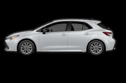 Toyota Corolla Hatchback SE CVT (Natl) 2027 — side view
