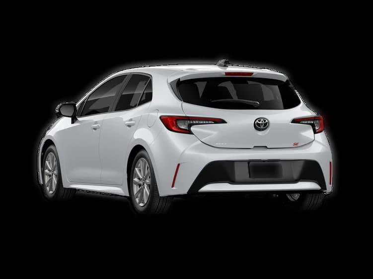 Toyota Corolla Hatchback SE CVT (Natl) 2027 — side view