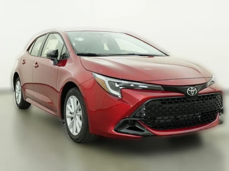Toyota Corolla Hatchback SE CVT (Natl) 2026 — side view