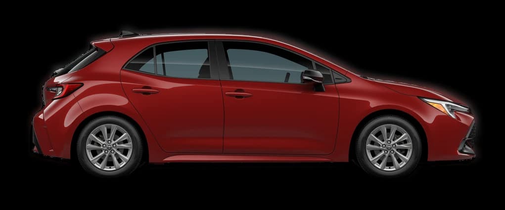 Toyota Corolla Hatchback SE CVT (Natl) 2026 — side view