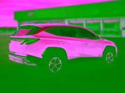 Hyundai Tucson Hybrid Blue SE AWD 2026 — side view