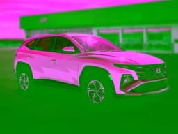 Hyundai Tucson Hybrid Blue SE AWD 2026 — side view