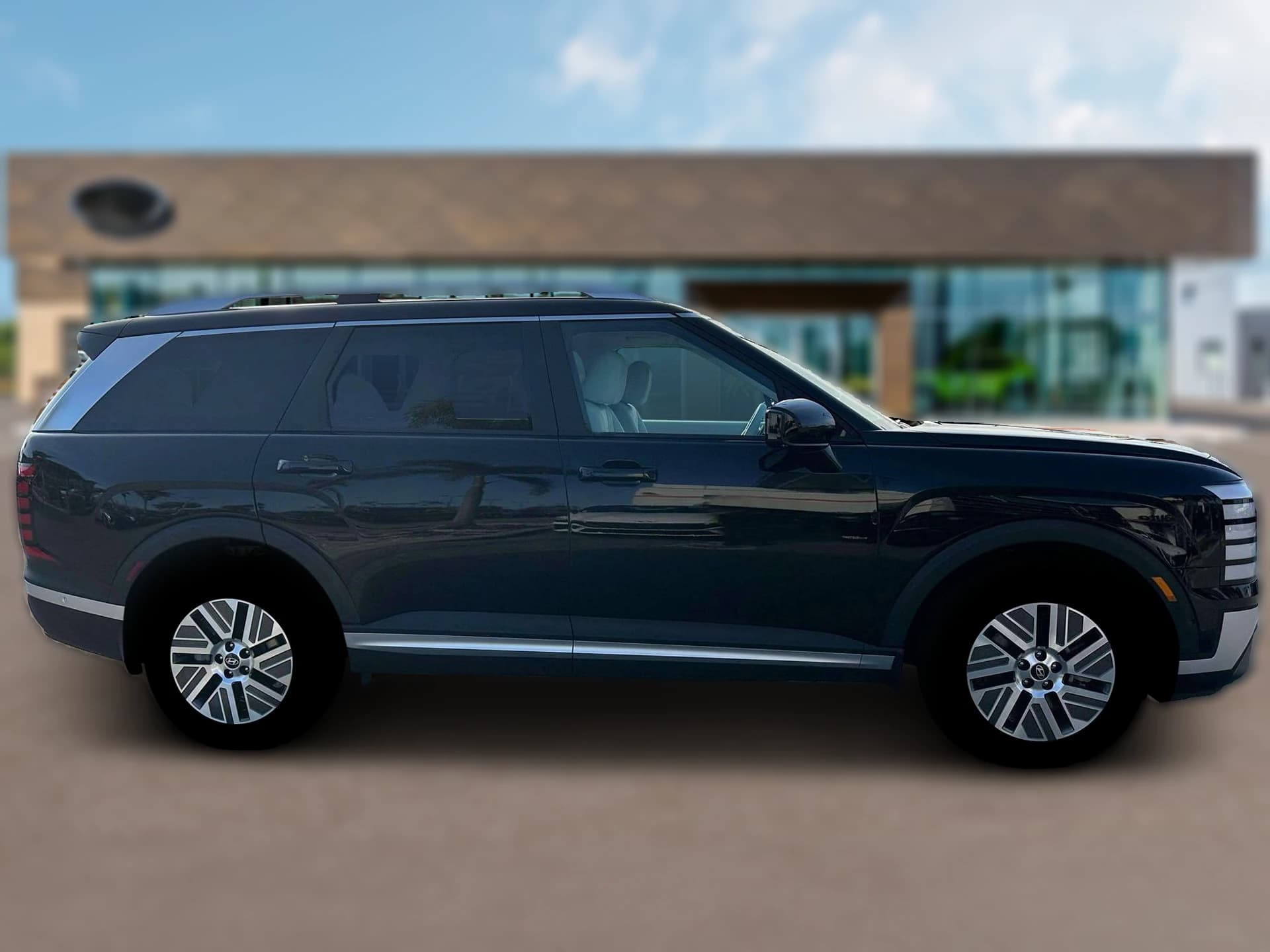 Hyundai Palisade Hybrid Blue SEL Premium 8P FWD 2026 — side view