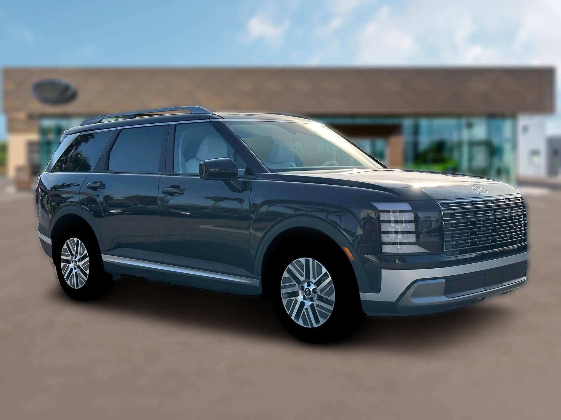 Hyundai Palisade Hybrid Blue SEL Premium 8P FWD 2026 — side view