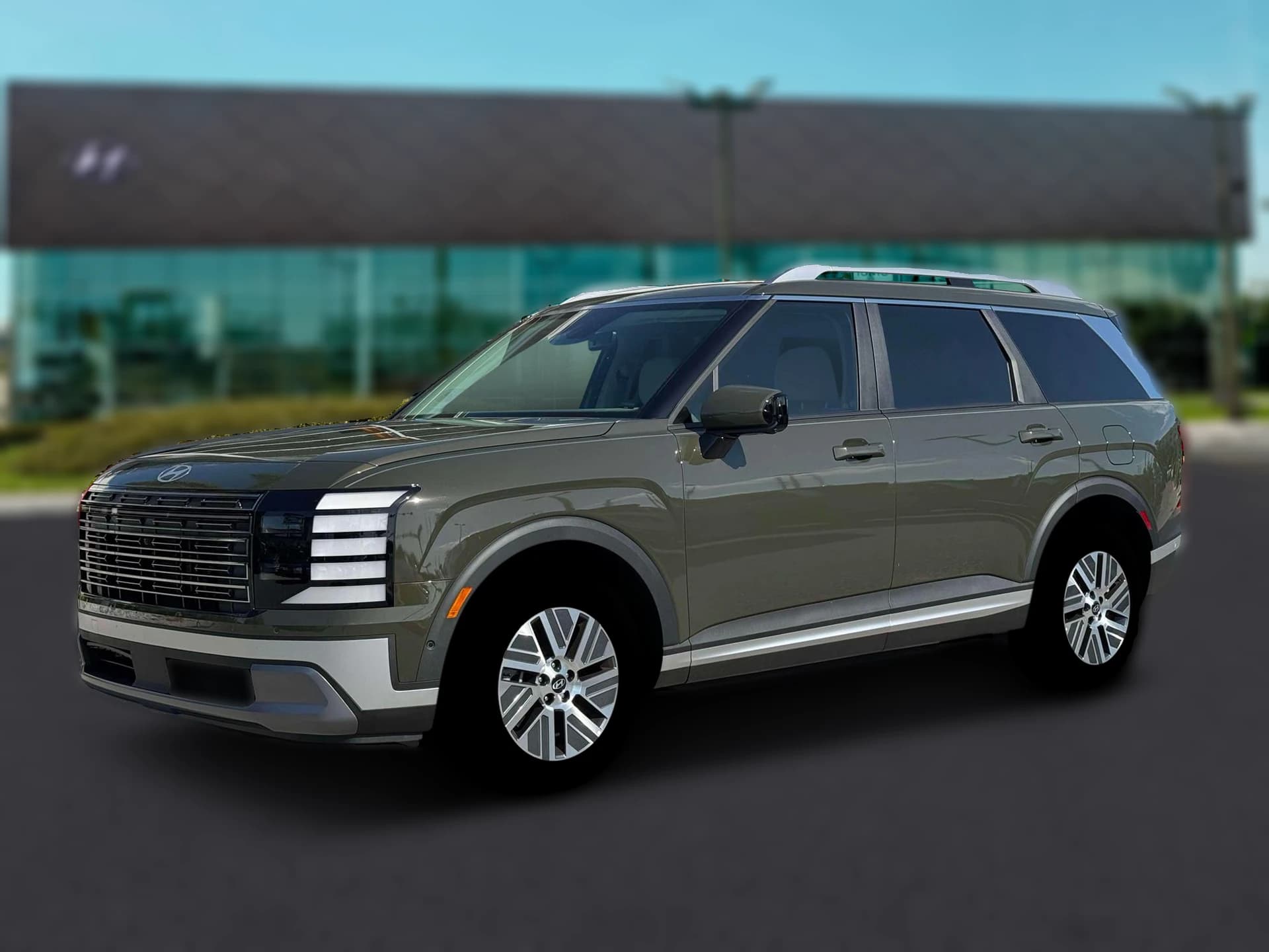 Hyundai Palisade Hybrid Blue SEL Premium 8P FWD 2026 — side view
