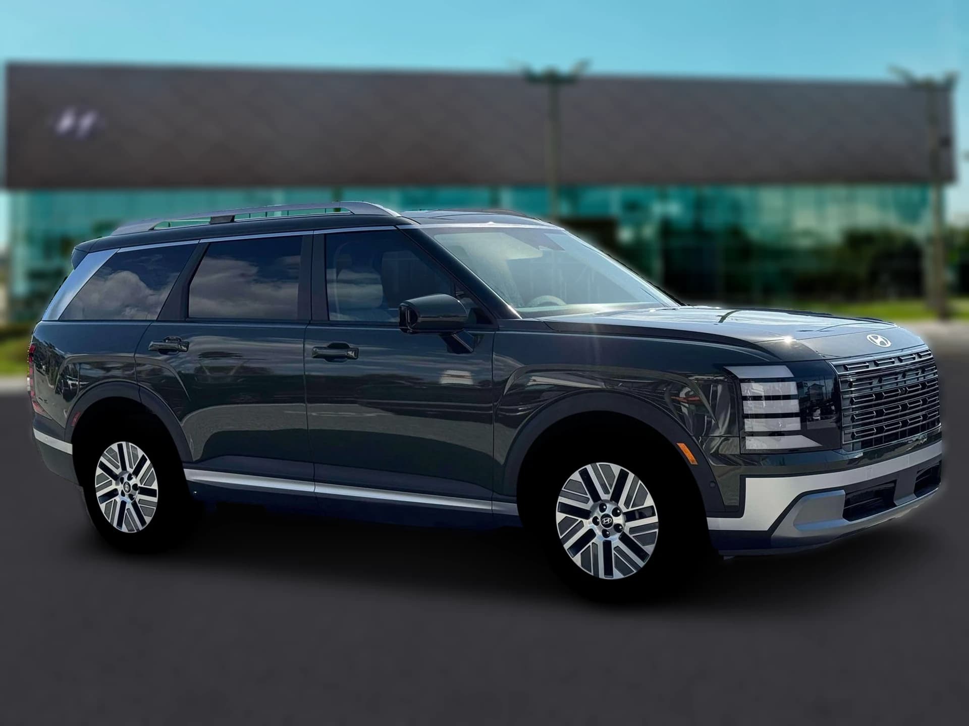 Hyundai Palisade Hybrid Blue SEL Premium 8P FWD 2026 — side view