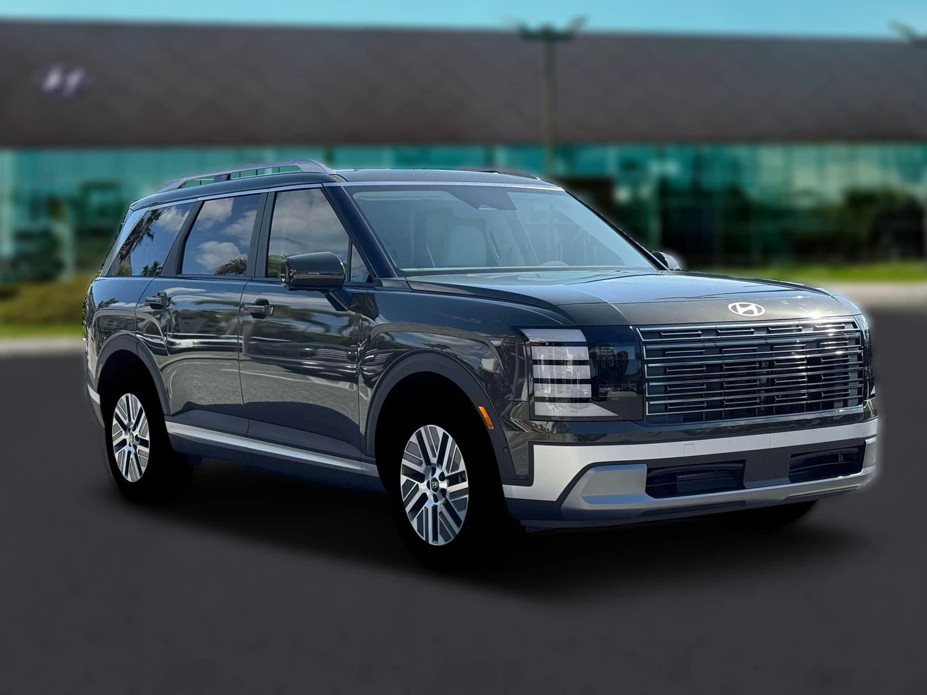 Hyundai Palisade Hybrid Blue SEL Premium 8P FWD 2026 — side view