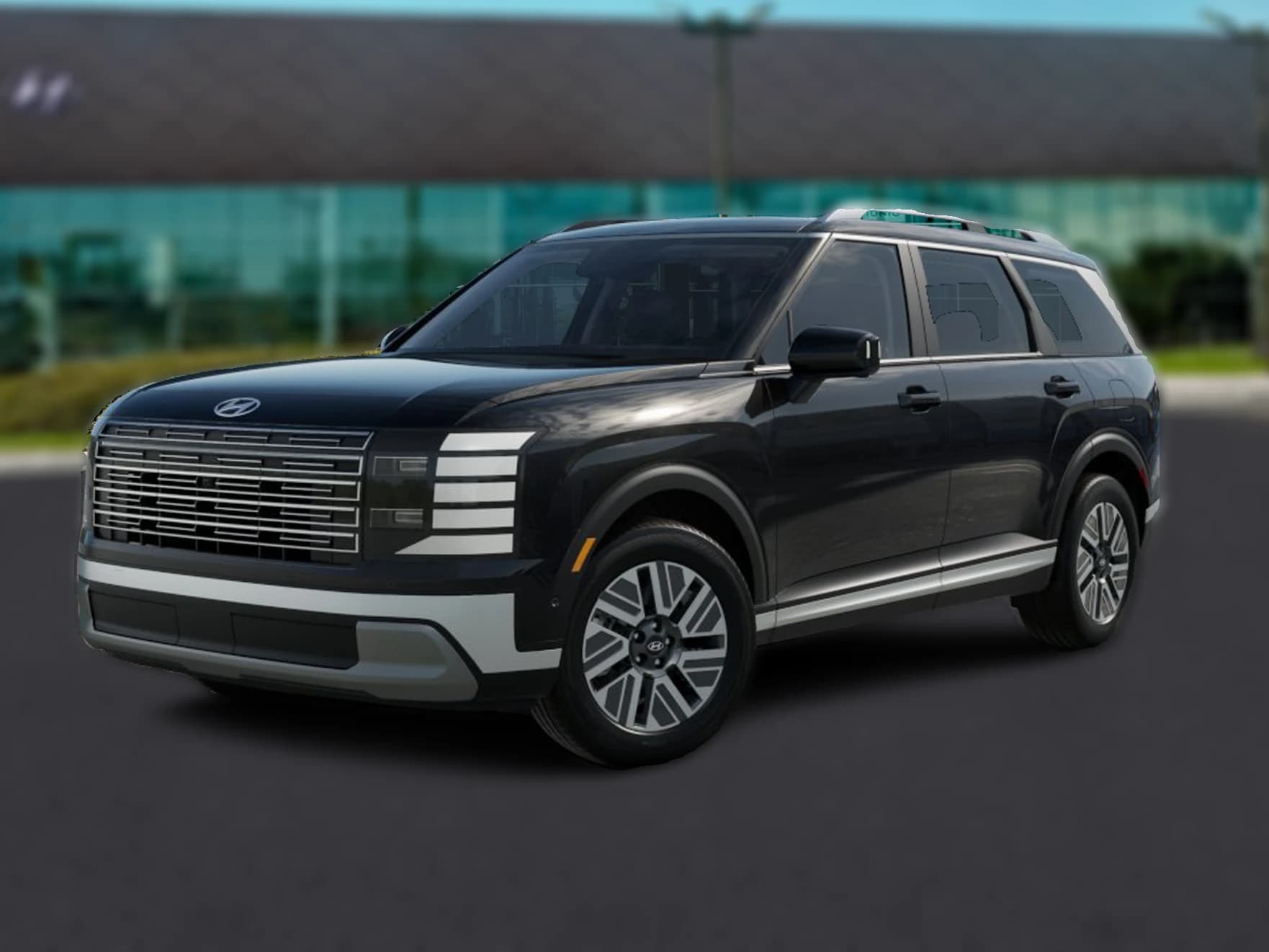 Hyundai Palisade Hybrid Blue SEL Premium 7P FWD 2027 — side view