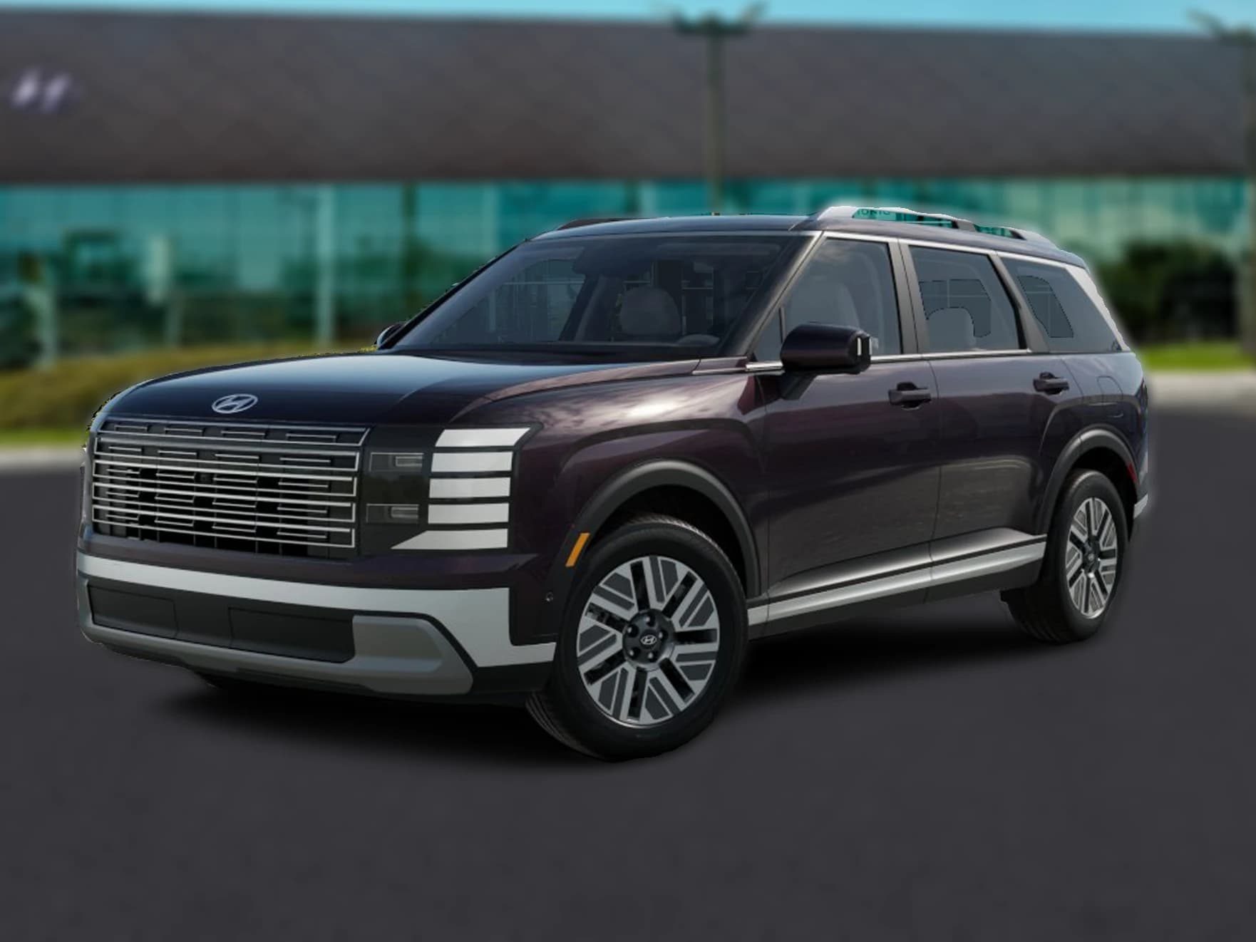 Hyundai Palisade Hybrid Blue SEL Premium 7P FWD 2027 — side view