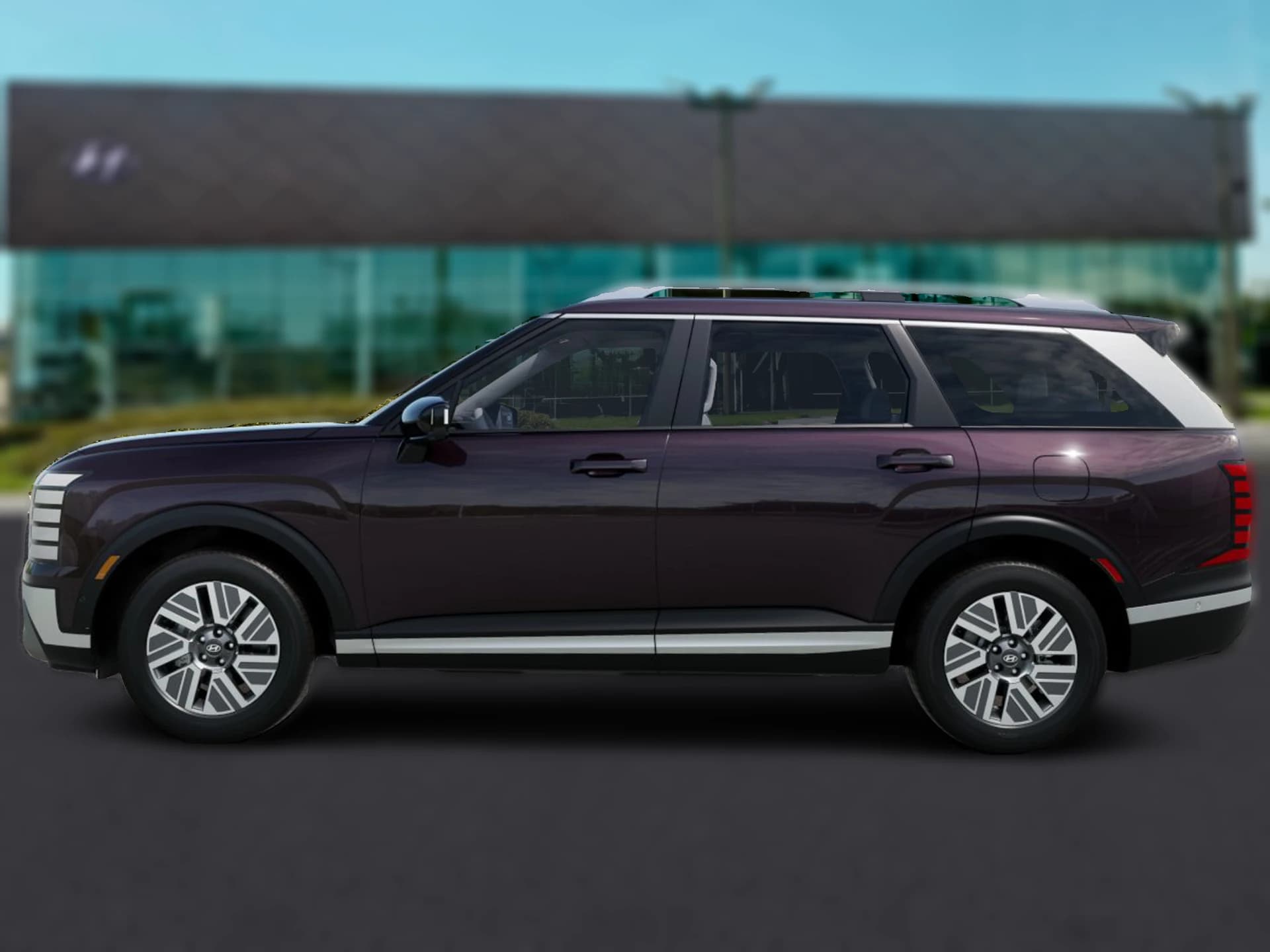 Hyundai Palisade Hybrid Blue SEL Premium 7P FWD 2027 — side view