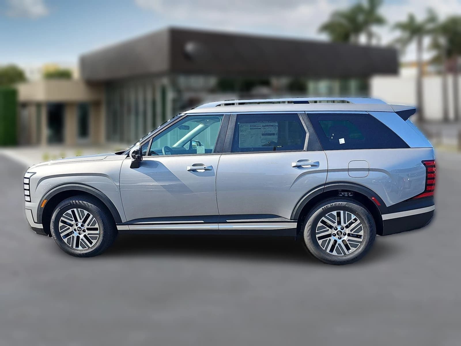 Hyundai Palisade Hybrid Blue SEL 7P FWD 2027 — side view