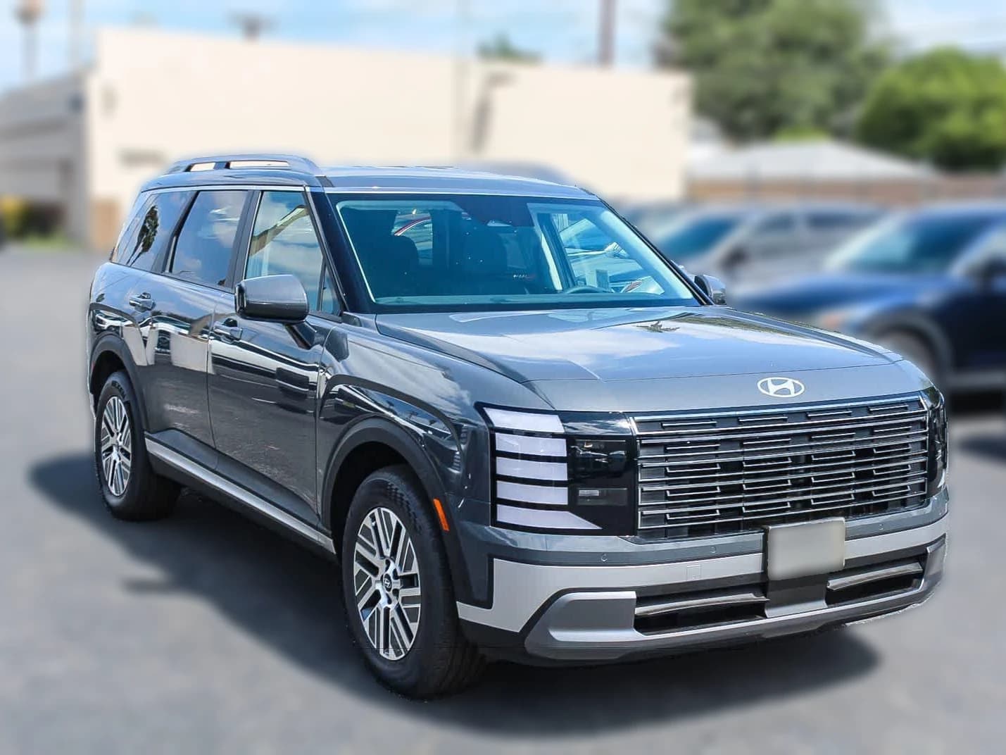 Hyundai Palisade Hybrid Blue SEL 8P FWD 2026 — side view