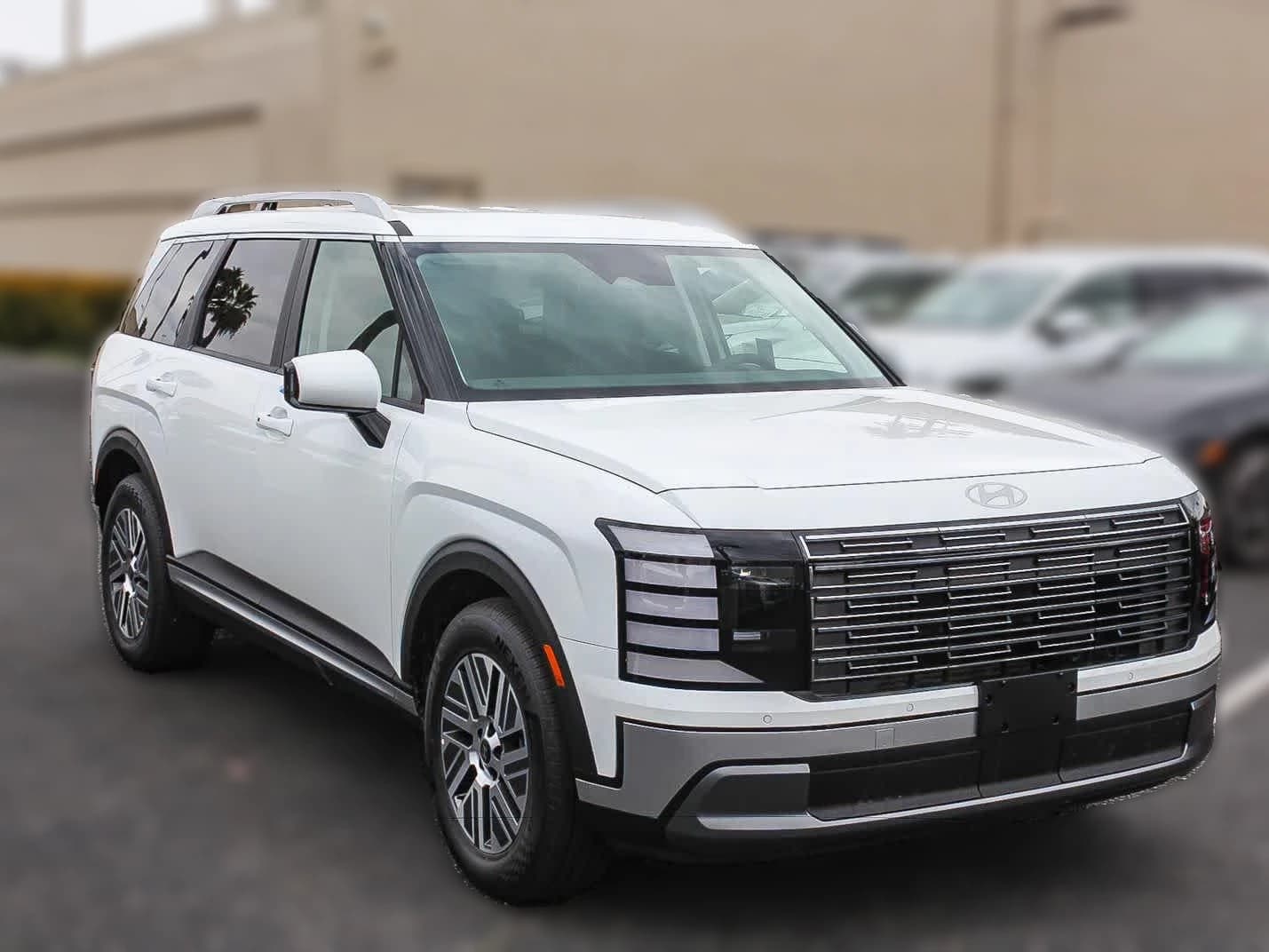 Hyundai Palisade Hybrid Blue SEL 7P FWD 2027 — side view