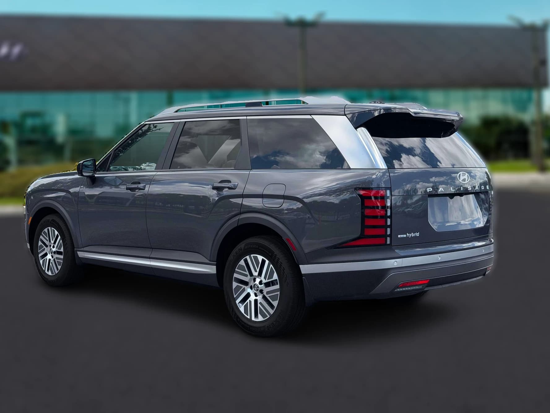 Hyundai Palisade Hybrid Blue SEL 7P FWD 2027 — side view