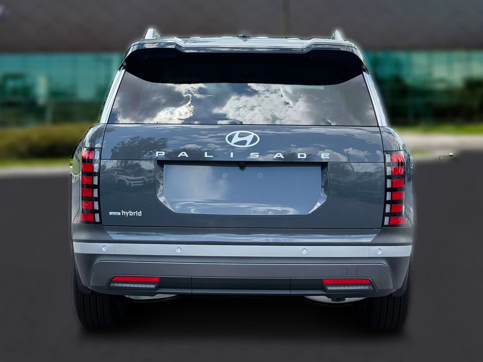 Hyundai Palisade Hybrid Blue SEL 7P FWD 2027 — side view