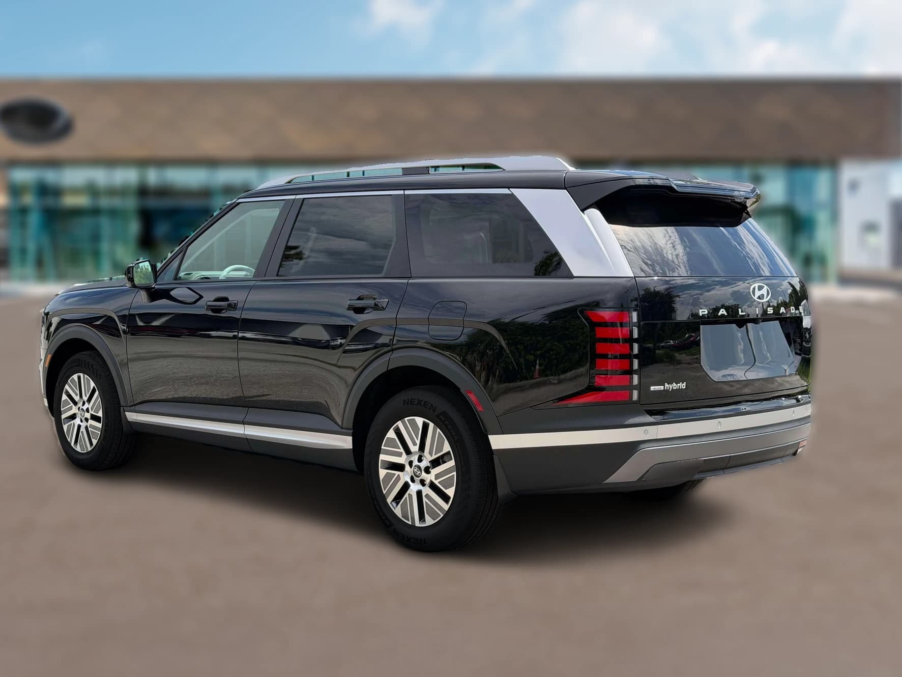 Hyundai Palisade Hybrid Blue SEL 7P FWD 2027 — side view