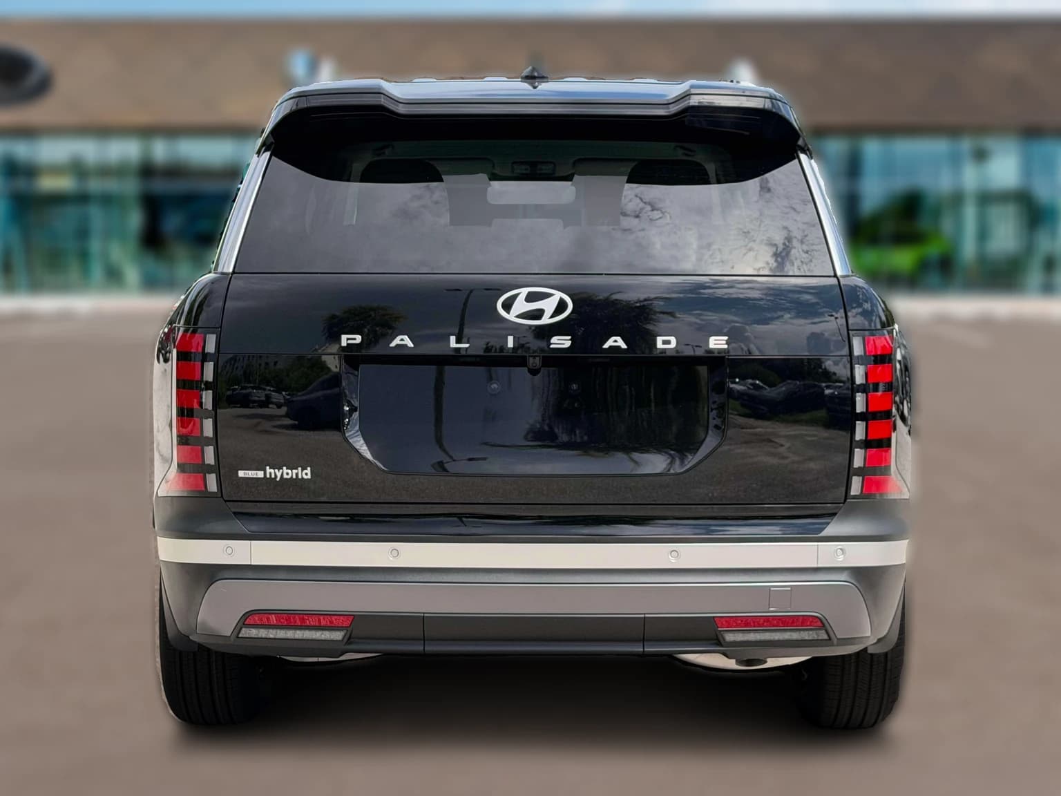 Hyundai Palisade Hybrid Blue SEL 7P FWD 2027 — side view