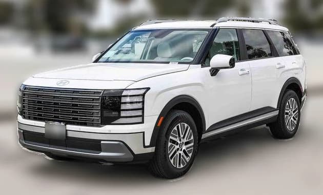 Hyundai Palisade Hybrid Blue SEL 8P FWD 2026 — side view