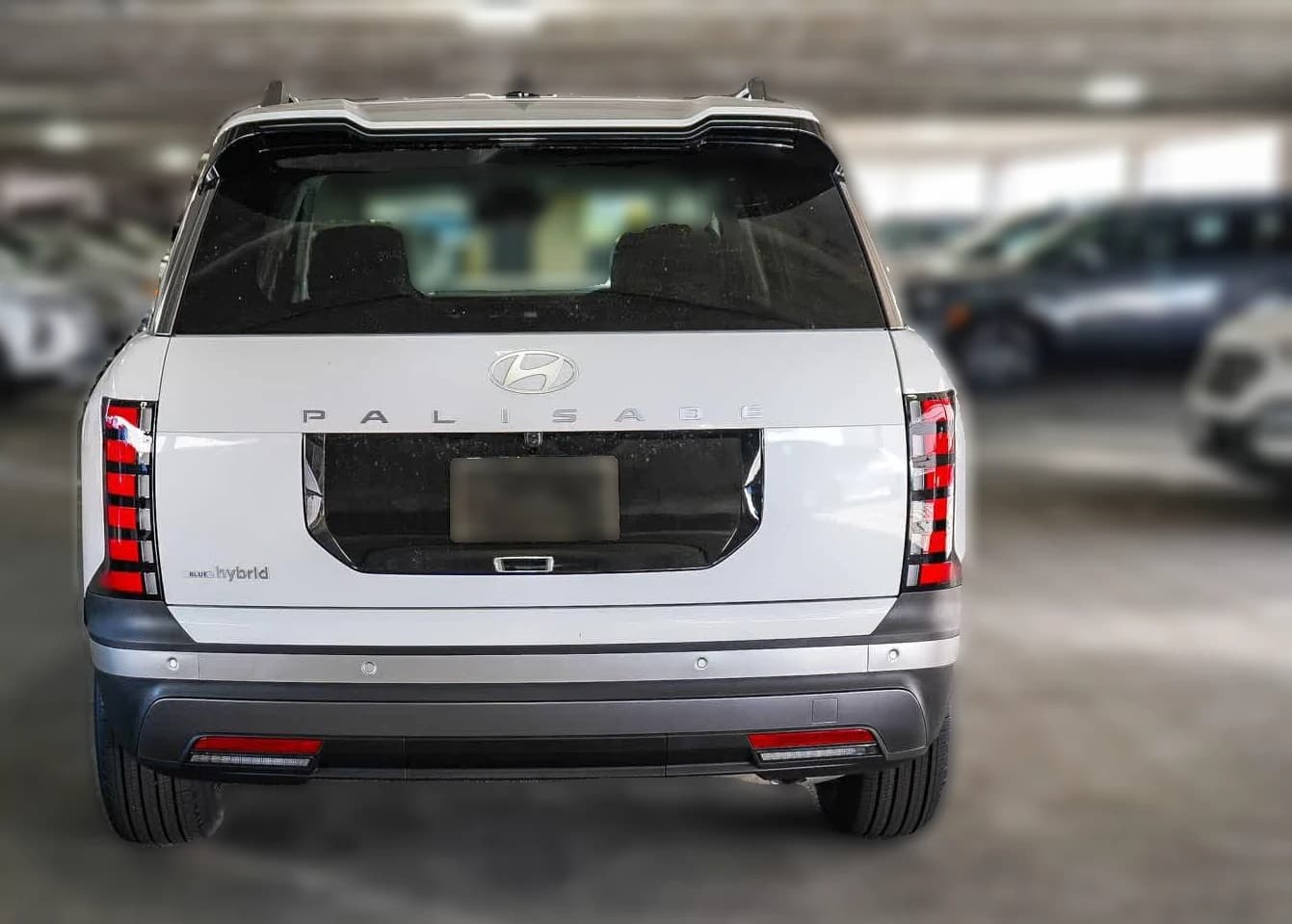Hyundai Palisade Hybrid Blue SEL 7P FWD 2026 — side view