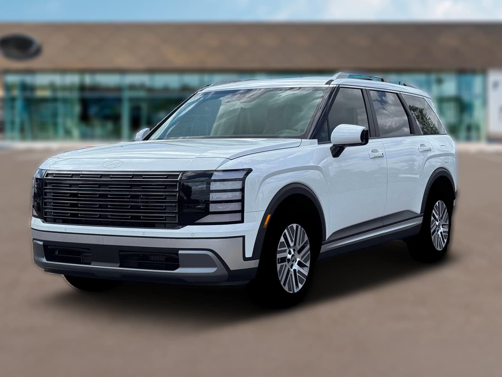 Hyundai Palisade Hybrid Blue SEL 7P FWD 2026 — side view