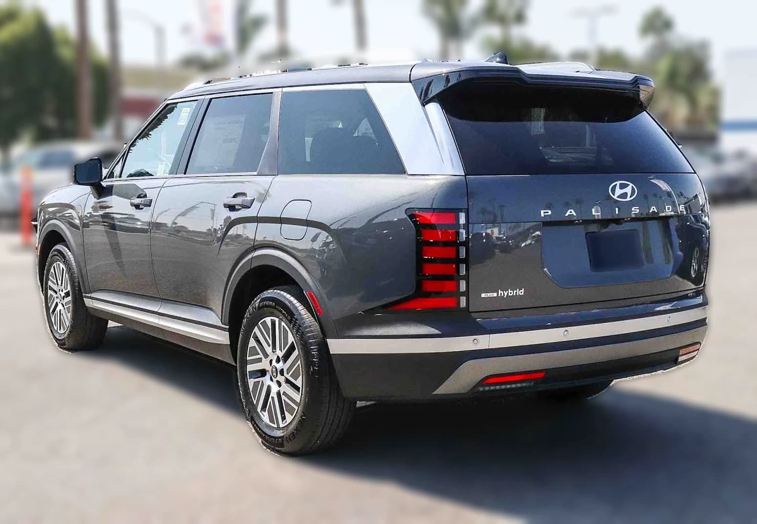 Hyundai Palisade Hybrid Blue SEL 7P FWD 2027 — side view