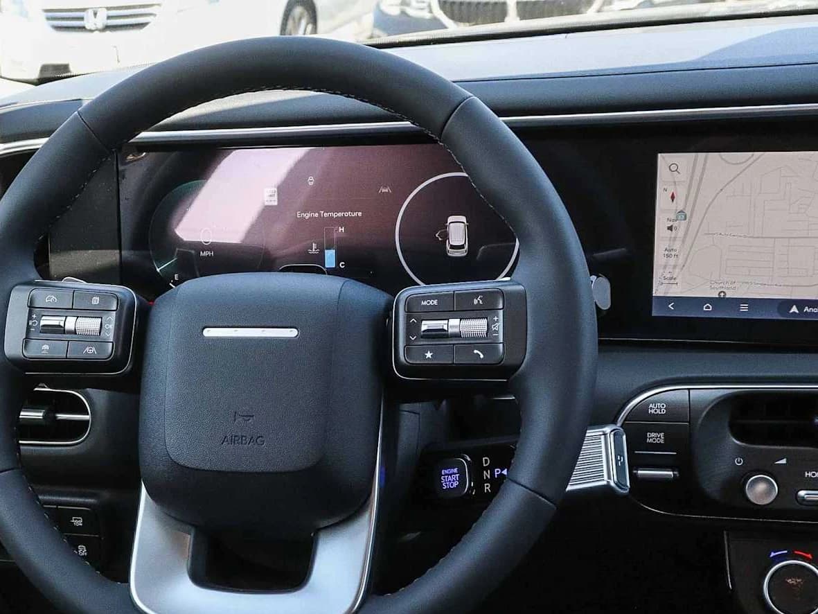 Hyundai Palisade Hybrid Blue SEL 7P FWD 2027 — side view