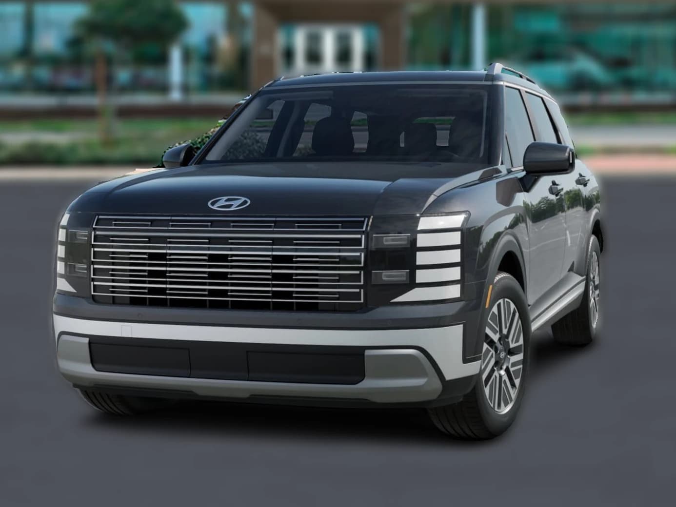 Hyundai Palisade Hybrid Blue SEL 7P FWD 2026 — side view