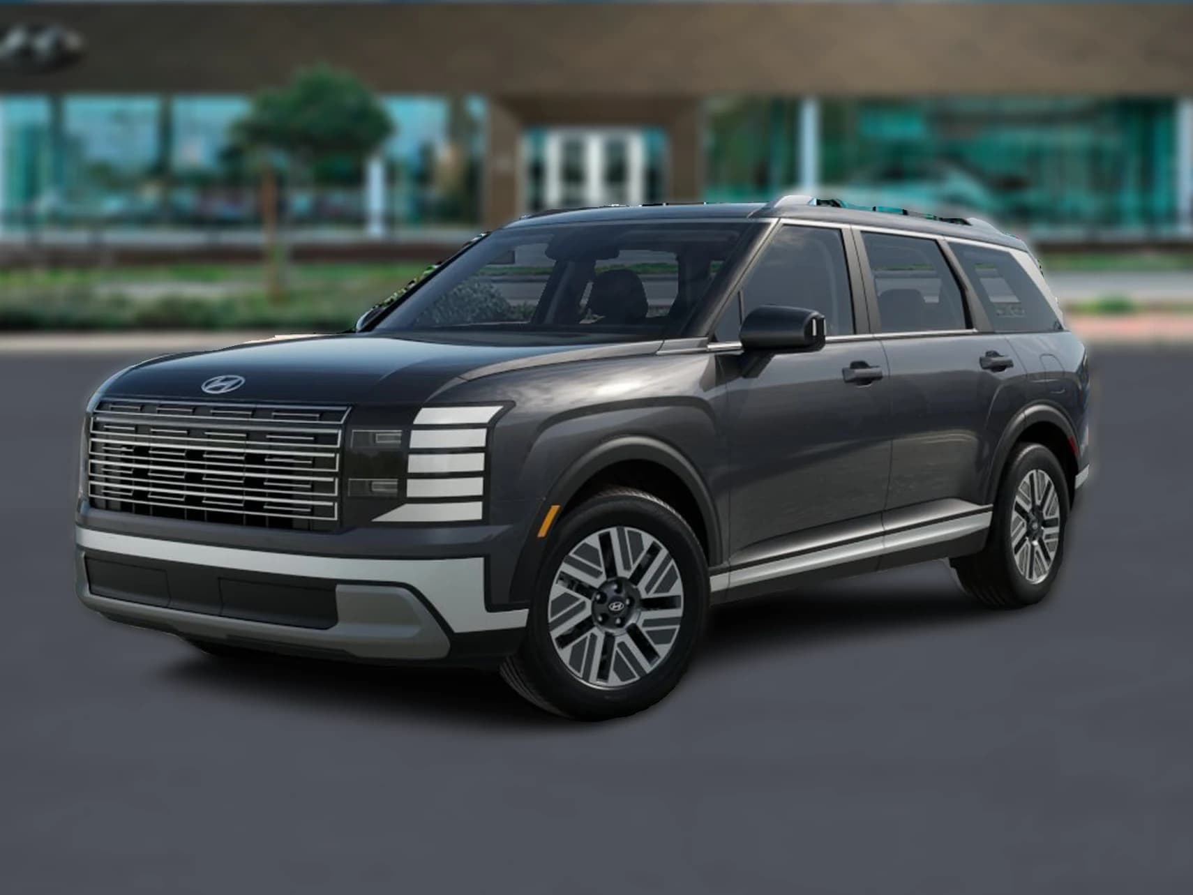 Hyundai Palisade Hybrid Blue SEL 7P FWD 2026 — side view