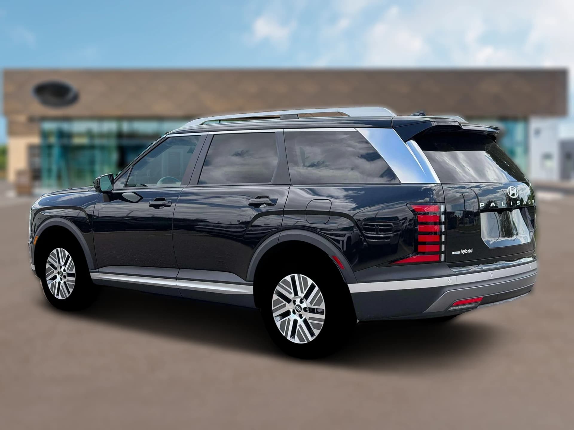 Hyundai Palisade Hybrid Blue SEL 7P FWD 2026 — side view