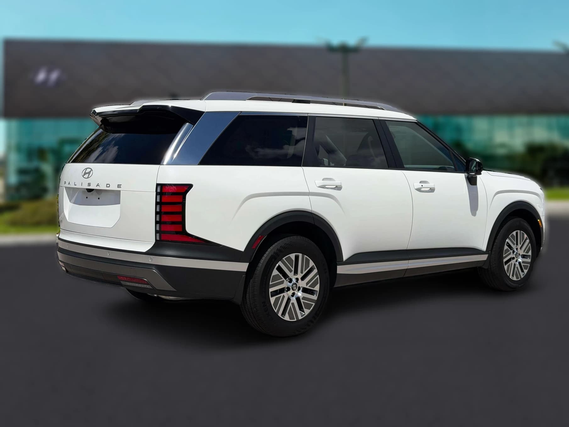 Hyundai Palisade Hybrid Blue SEL 8P FWD 2027 — side view