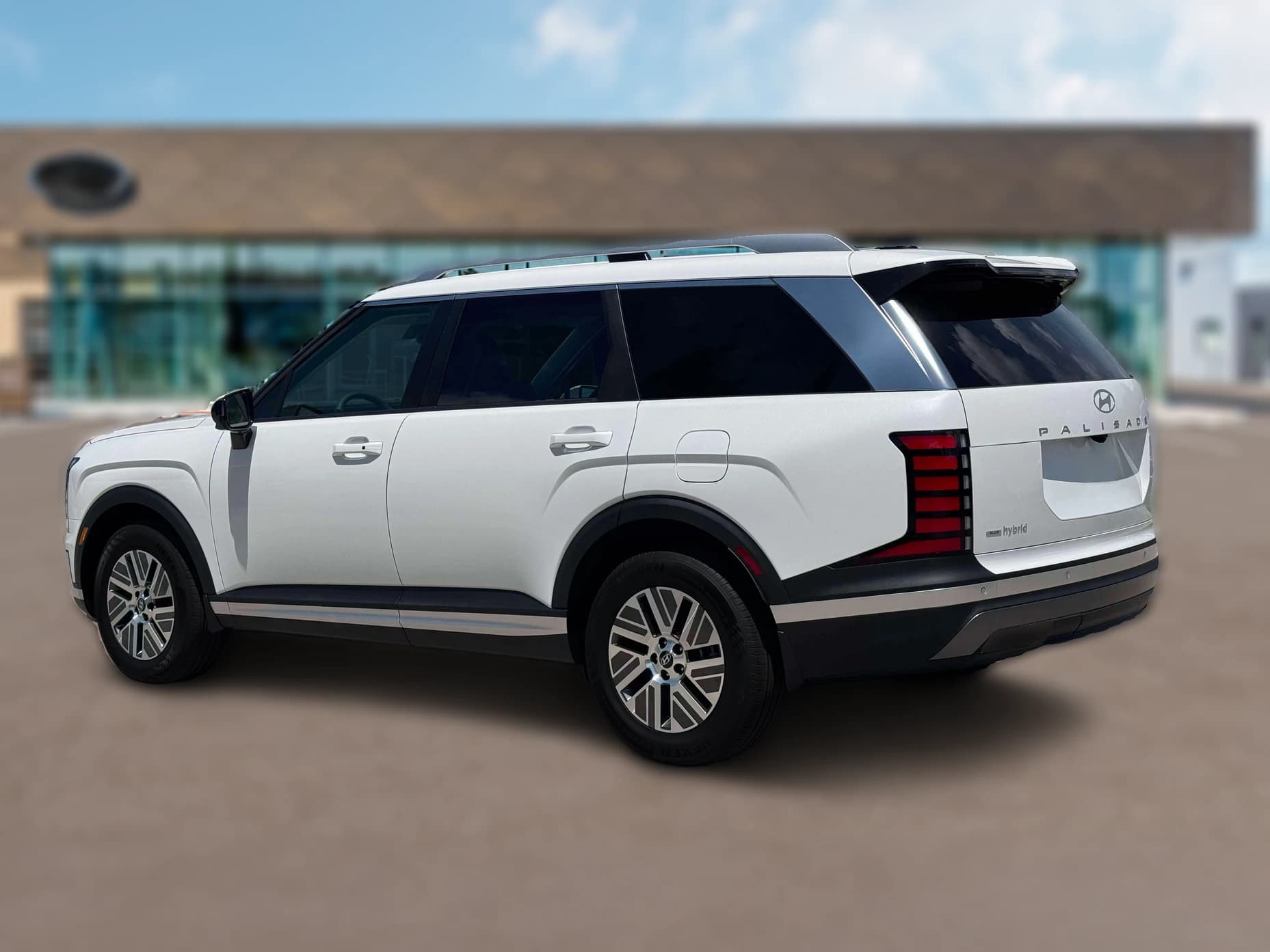Hyundai Palisade Hybrid Blue SEL 7P FWD 2027 — side view
